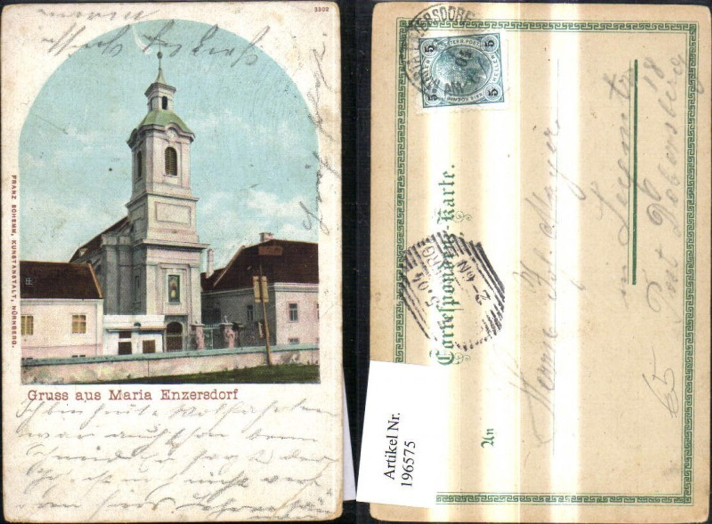 196575,Gruß aus Maria Enzersdorf Kirche
