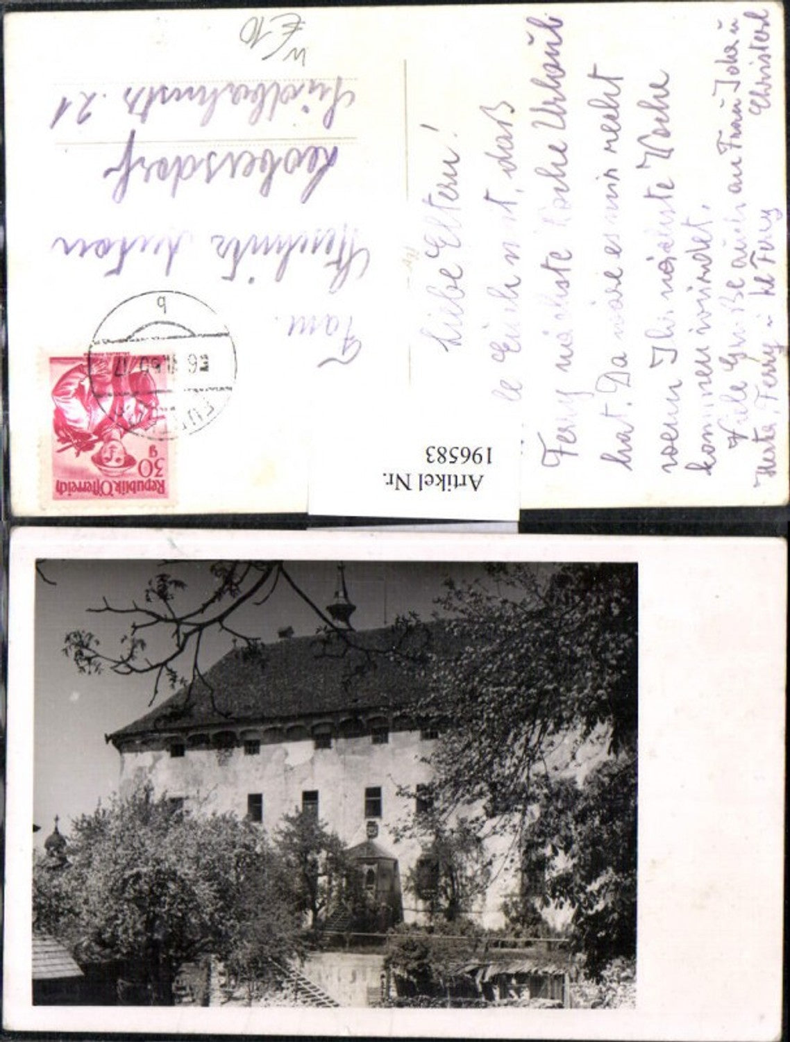 196583,Furthof Schloss 1950