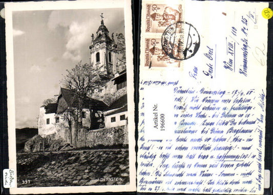 196600,Dürnstein Partie Kirche