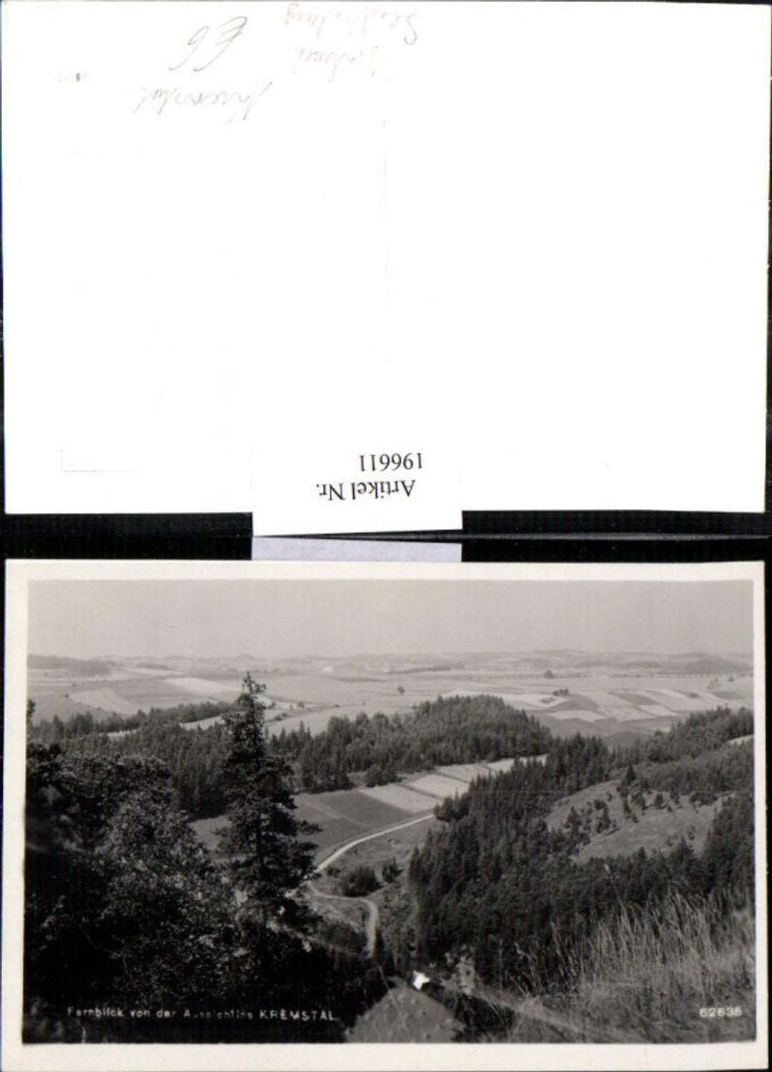 196611,Fernblick v. d. Aussicht ins Kremstal Foto Ak Senftenberg Imbach