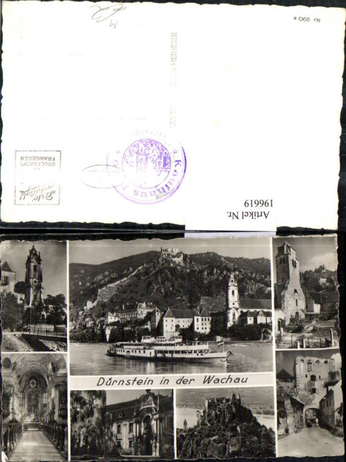 196619,Foto Ak Dürnstein i. d. Wachau Mehrbild Ak Schiff Dampfer