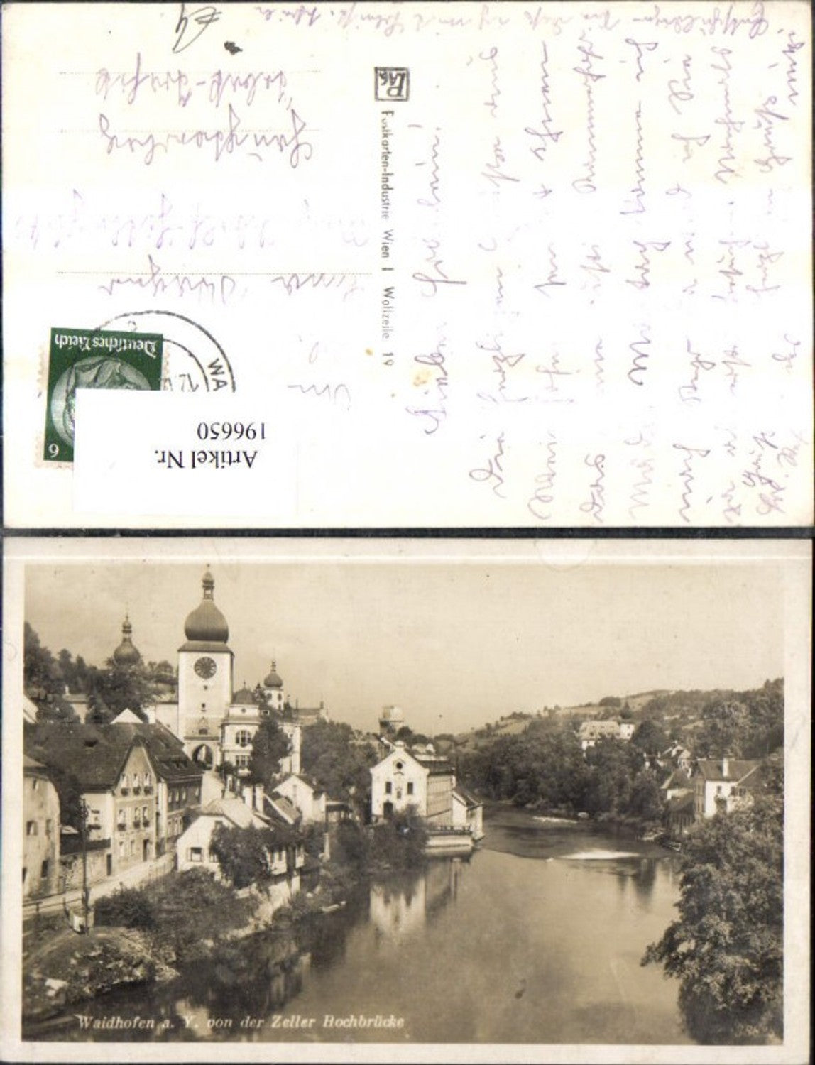 196650,Waidhofen a. d. Ybbs v. d. Zeller Hochbrücke