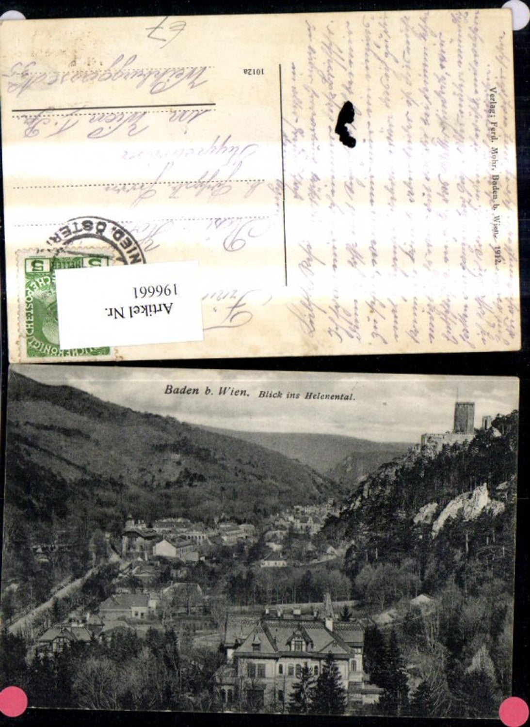 196661,Baden b. Wien Blick i. Helenental