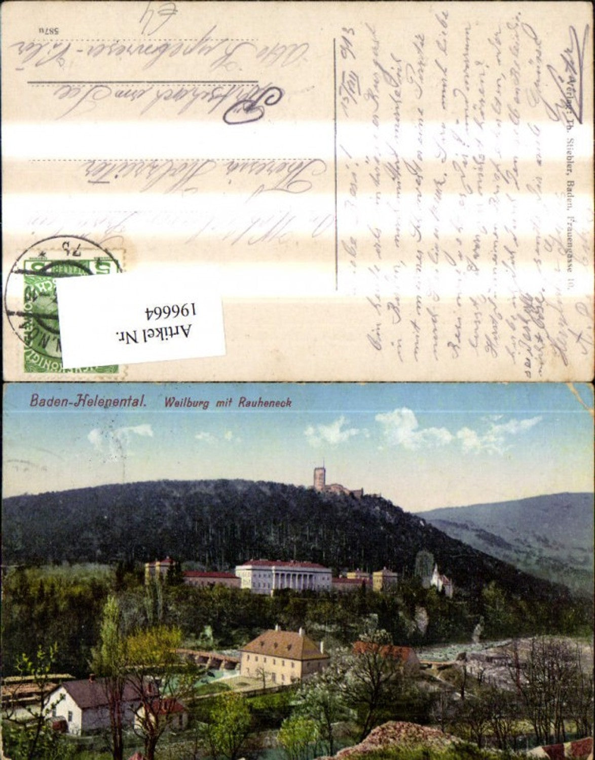 196664,Baden Helenental Weilburg m. Rauheneck