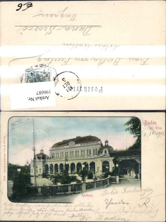 196687,Baden b. Wien Kurhaus