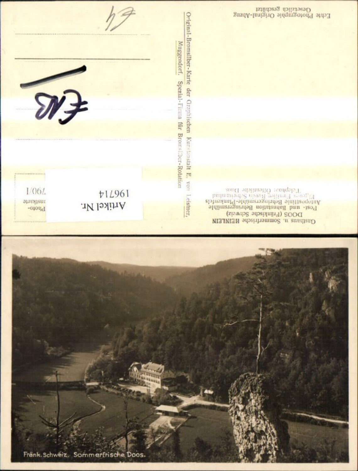 196714,Heinlein Doos Fränkische Schweiz Behringersmühle Plankenfels