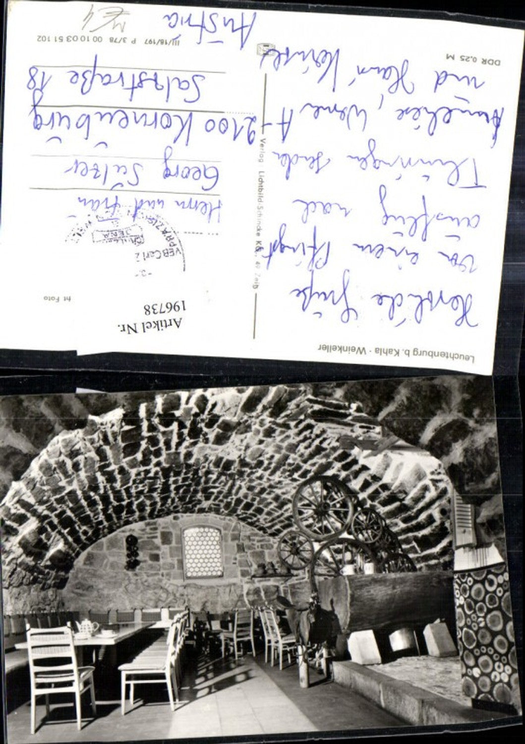 196738,Leuchtenburg b. Kahla Weinkeller Wein Pferdesattel Sattel