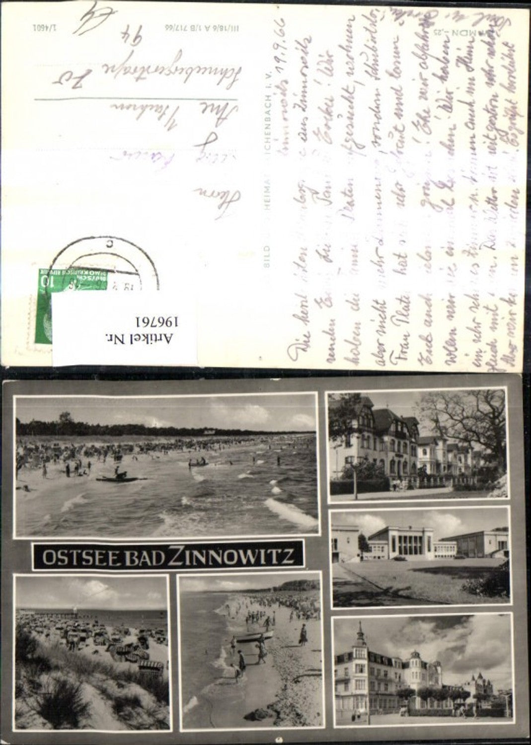 196761,Zinnowitz Ostseebad Mehrbild Ak