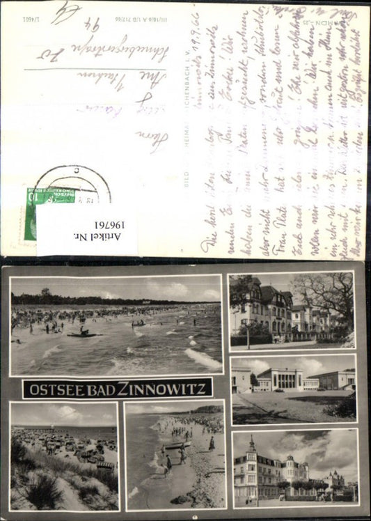 196761,Zinnowitz Ostseebad Mehrbild Ak