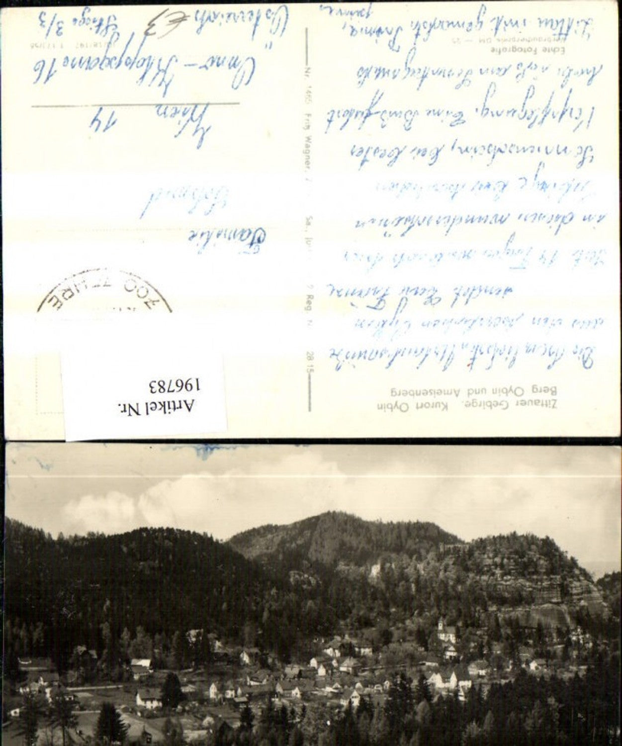196783,Oybin Zittauer Gebirge Berg Oybin u. Ameisenberg
