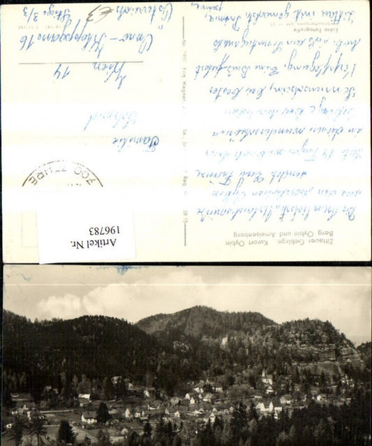 196783,Oybin Zittauer Gebirge Berg Oybin u. Ameisenberg