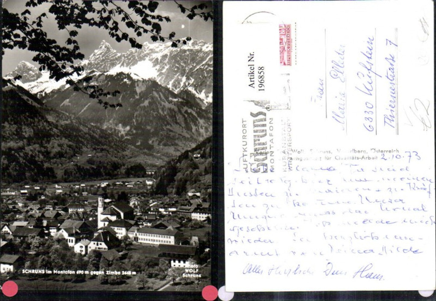 Alte Ansichtskarte – Old Postcard