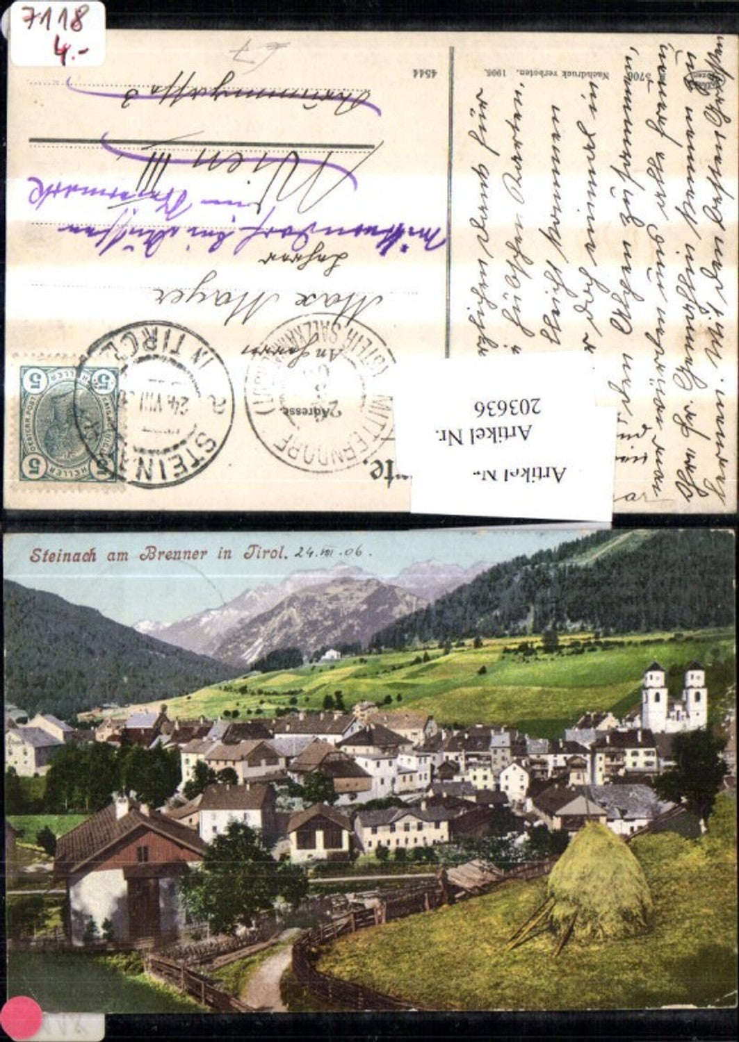 Alte Ansichtskarte – Old Postcard