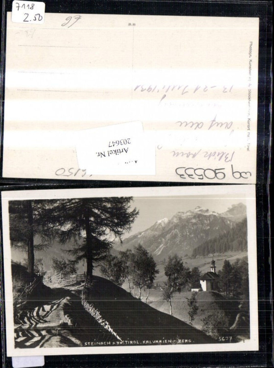 Alte Ansichtskarte – Old Postcard