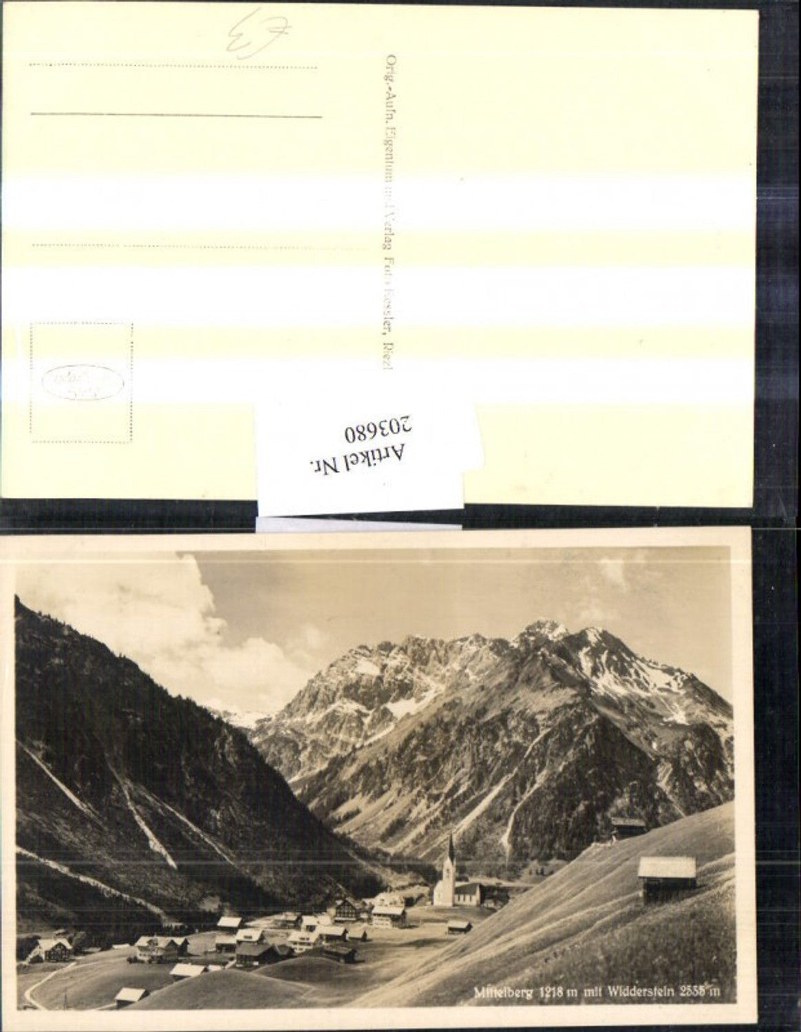Alte Ansichtskarte – Old Postcard
