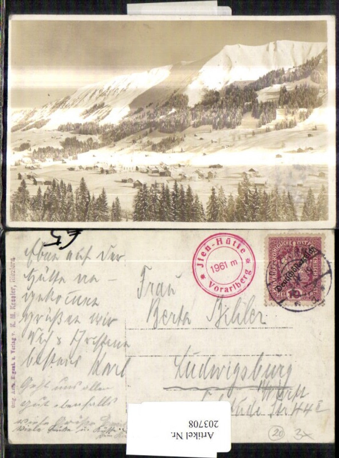Alte Ansichtskarte – Old Postcard