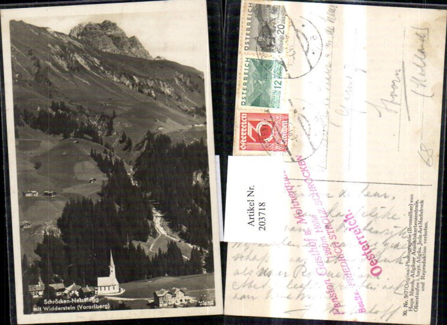 Alte Ansichtskarte – Old Postcard