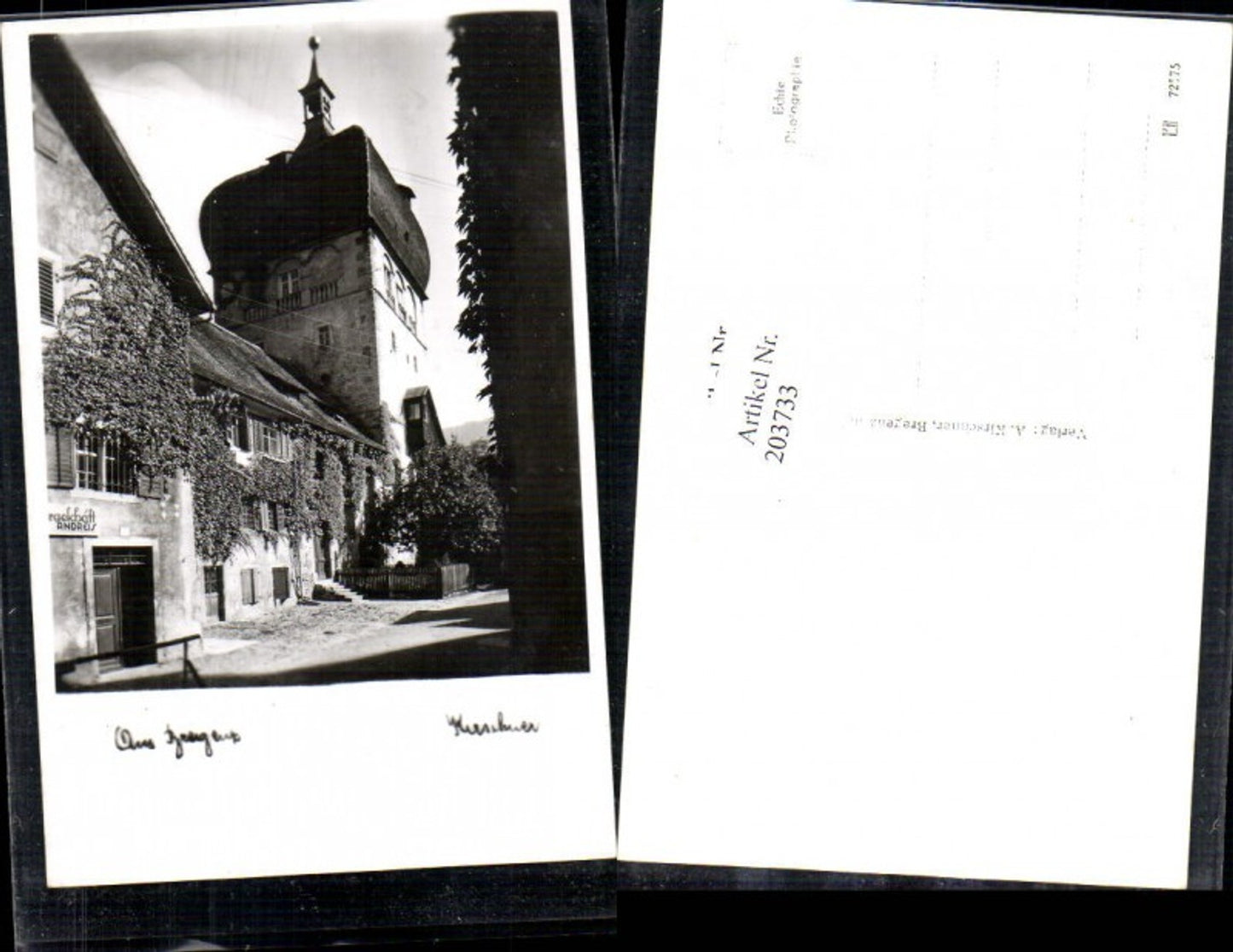 Alte Ansichtskarte – Old Postcard
