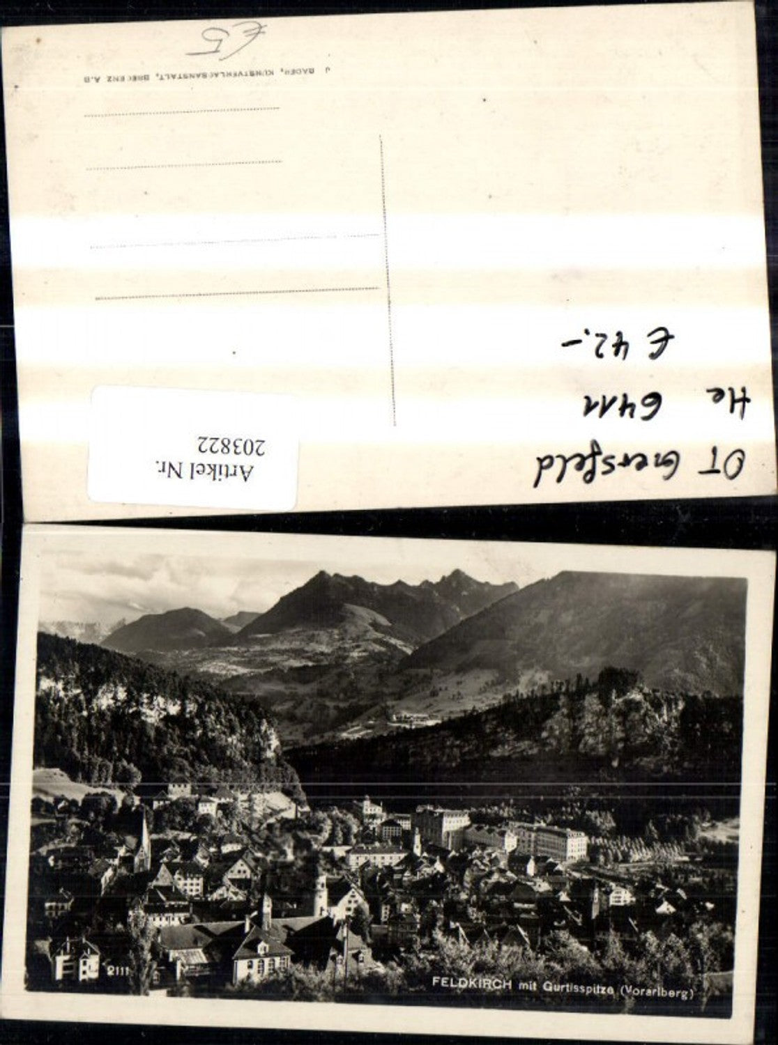 Alte Ansichtskarte – Old Postcard