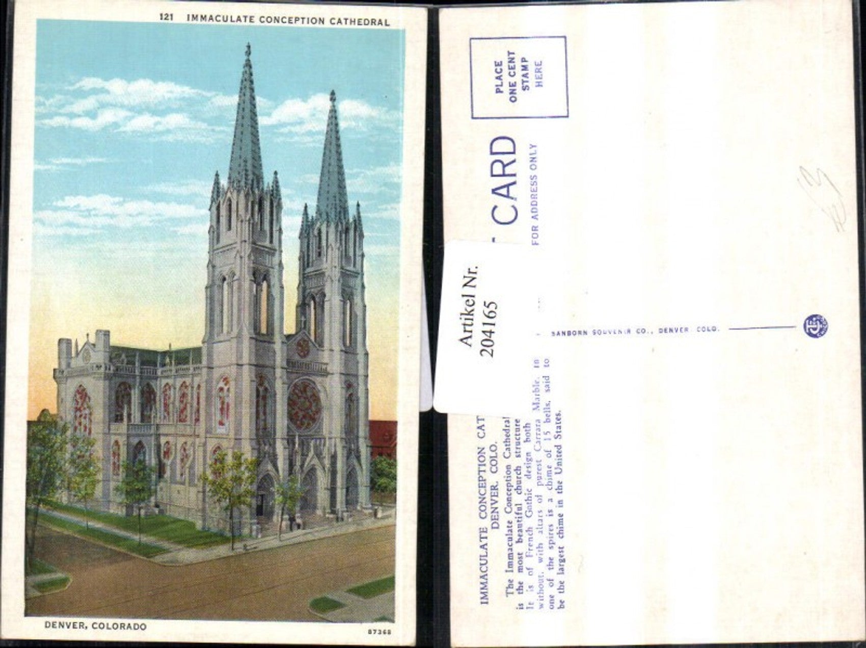 Alte Ansichtskarte – Old Postcard