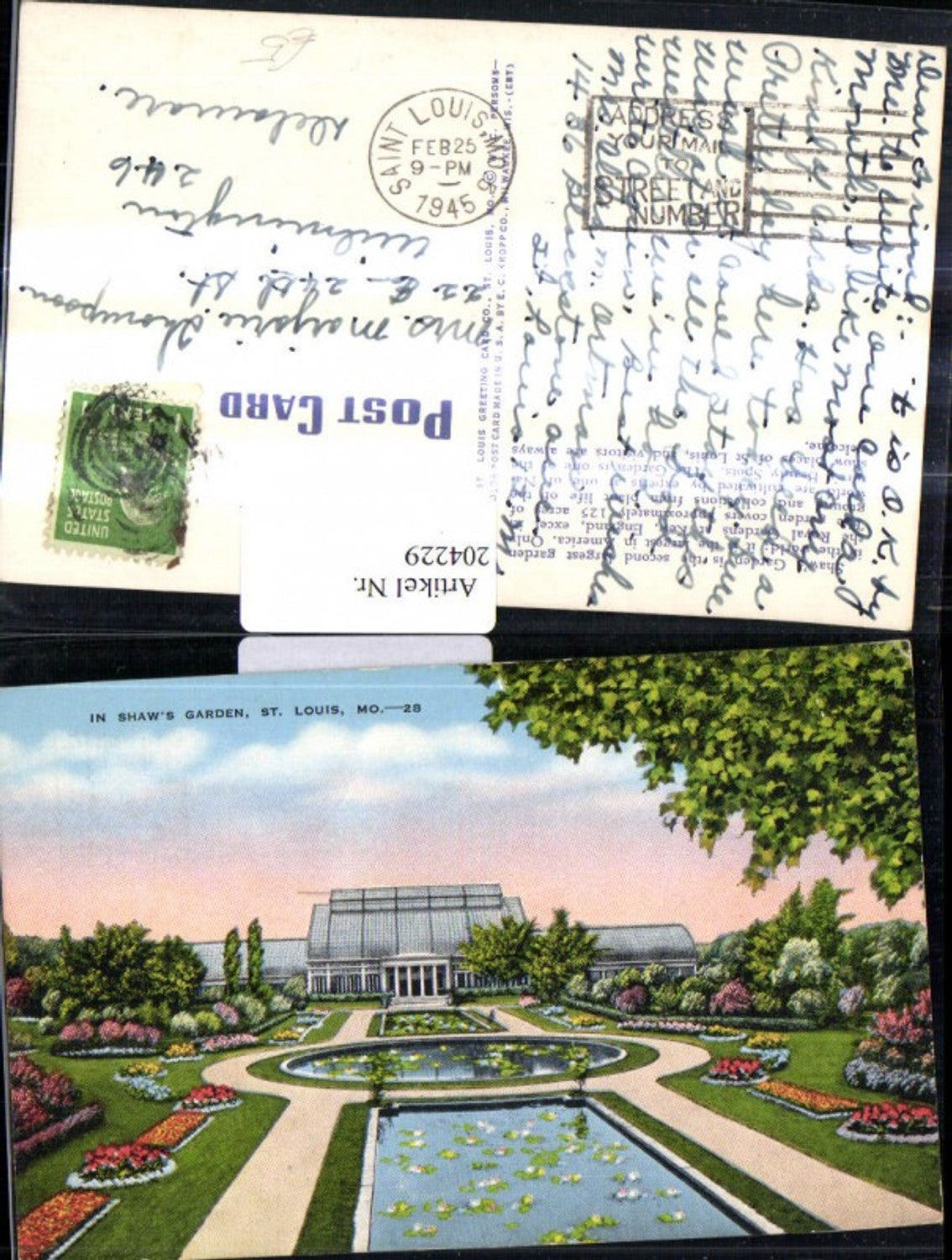 Alte Ansichtskarte – Old Postcard