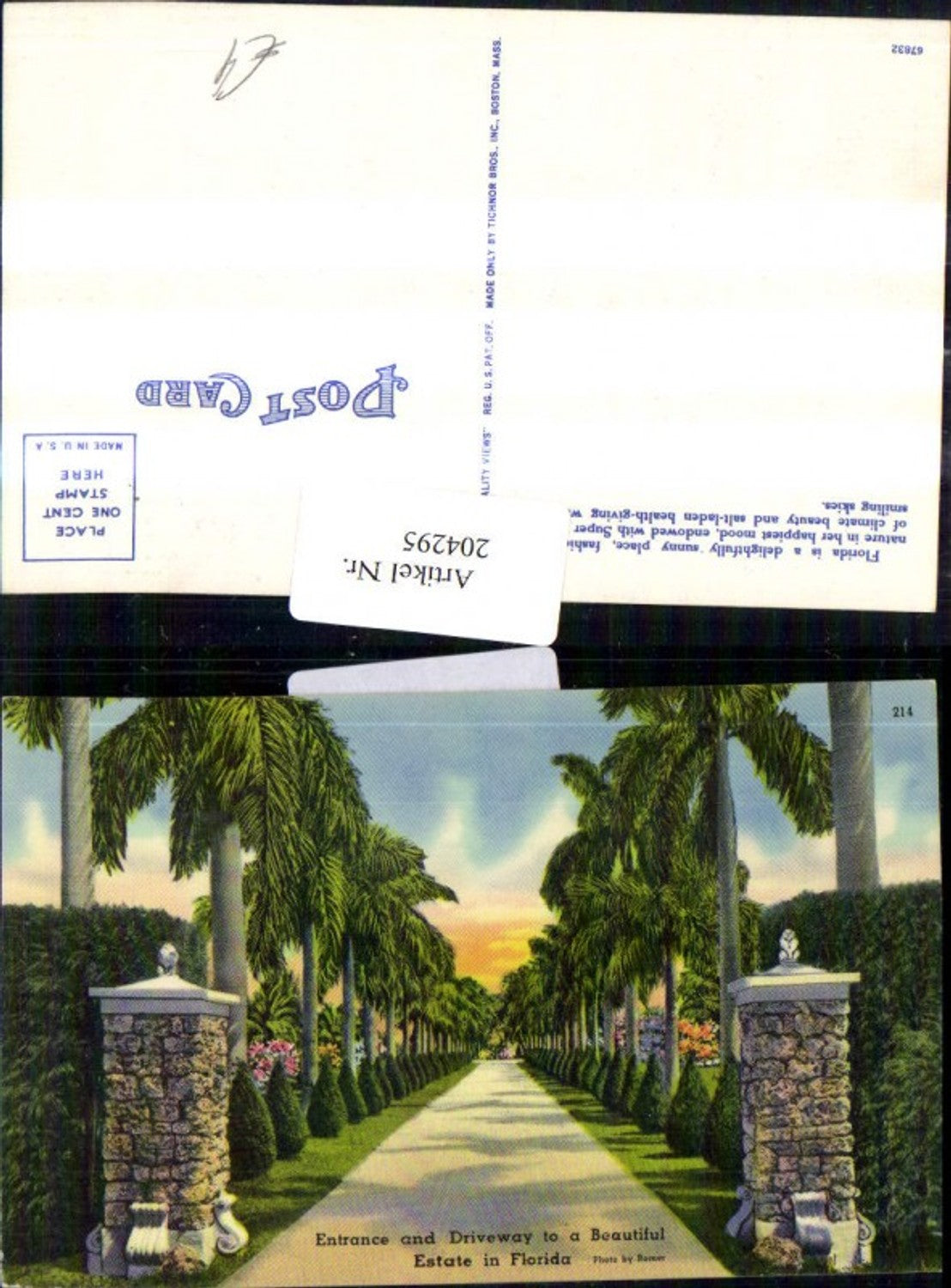 Alte Ansichtskarte – Old Postcard