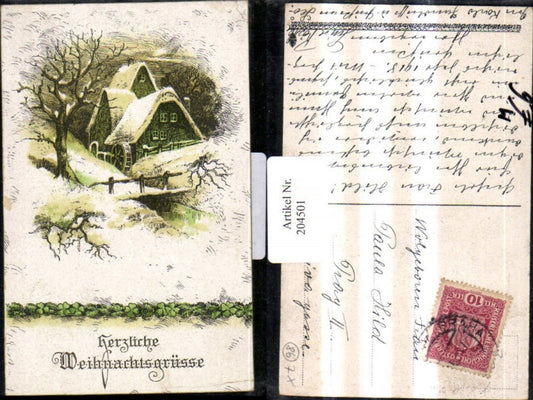 204501,Wassermühle Mühle Herzliche Weihnachtsgrüsse