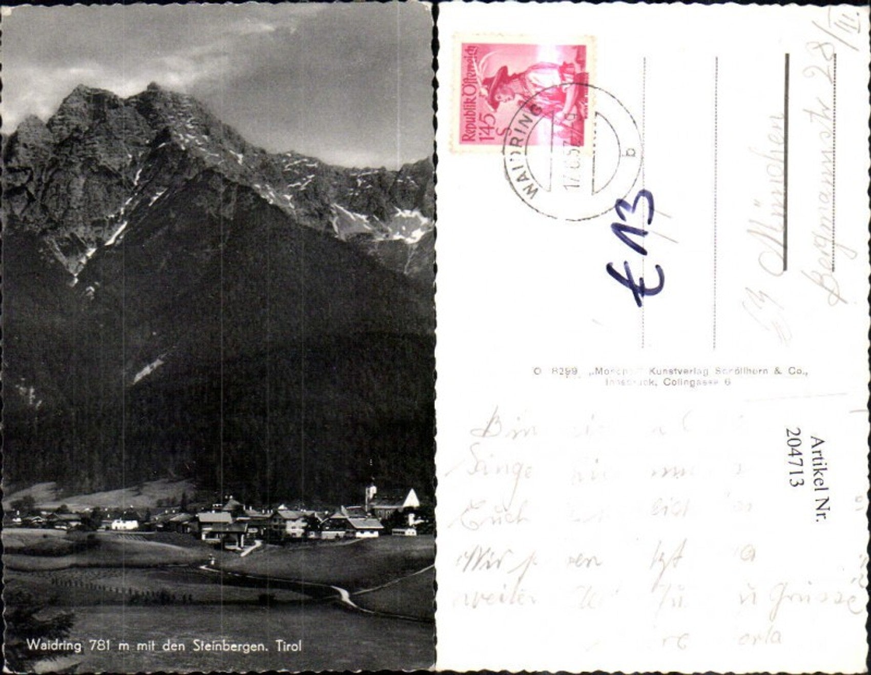 Alte Ansichtskarte – Old Postcard
