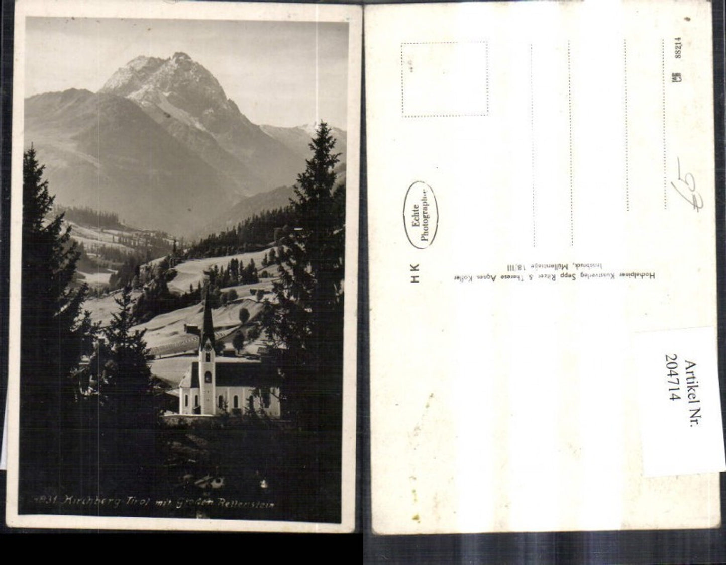 Alte Ansichtskarte – Old Postcard