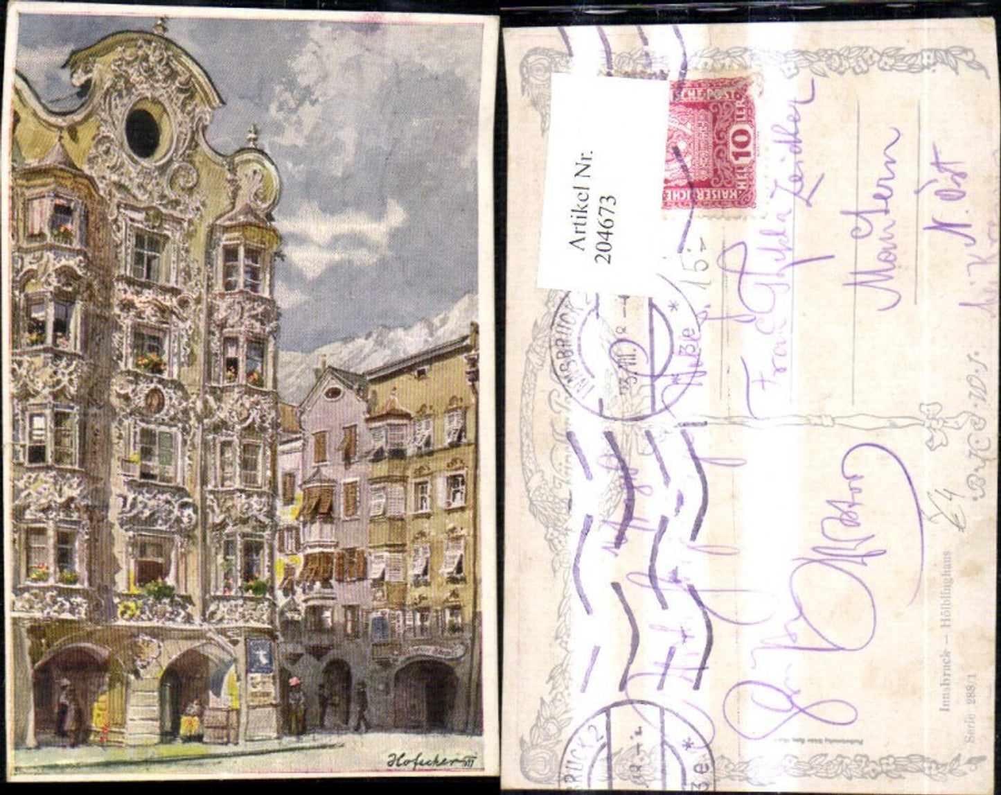 Alte Ansichtskarte – Old Postcard