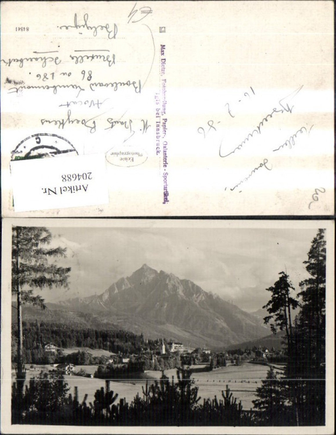 Alte Ansichtskarte – Old Postcard