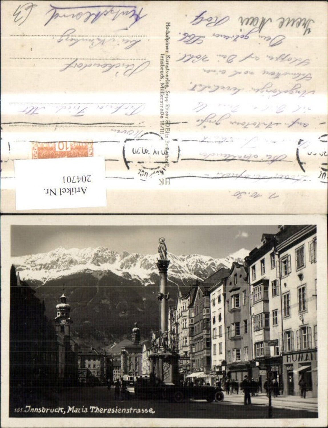 Alte Ansichtskarte – Old Postcard