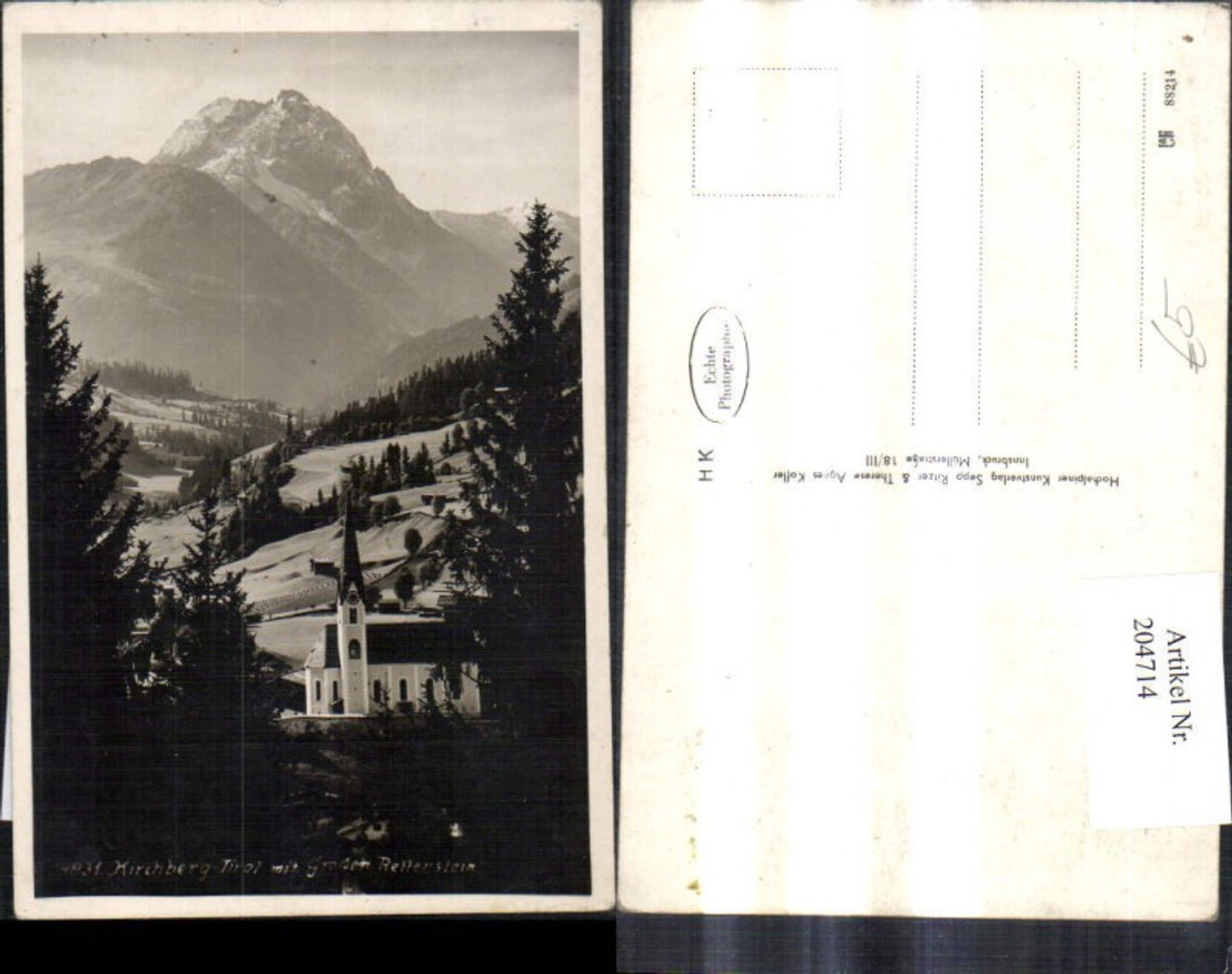 Alte Ansichtskarte – Old Postcard