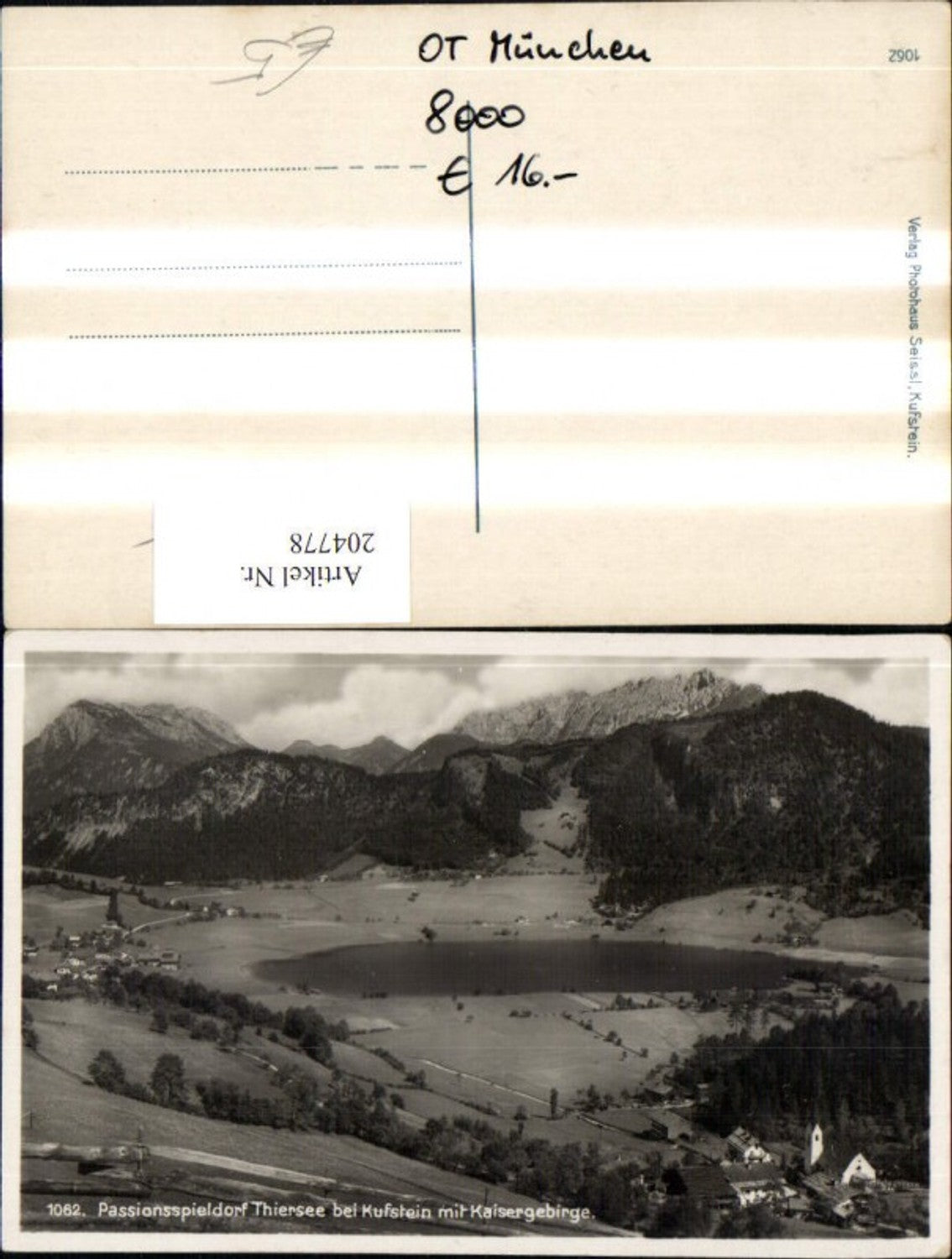 Alte Ansichtskarte – Old Postcard