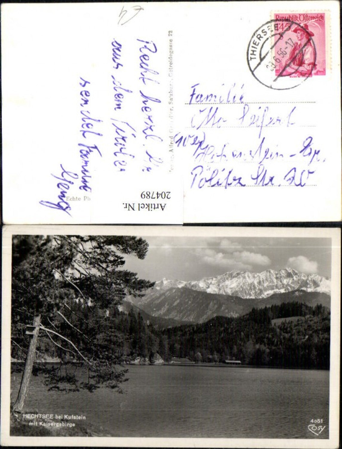 Alte Ansichtskarte – Old Postcard