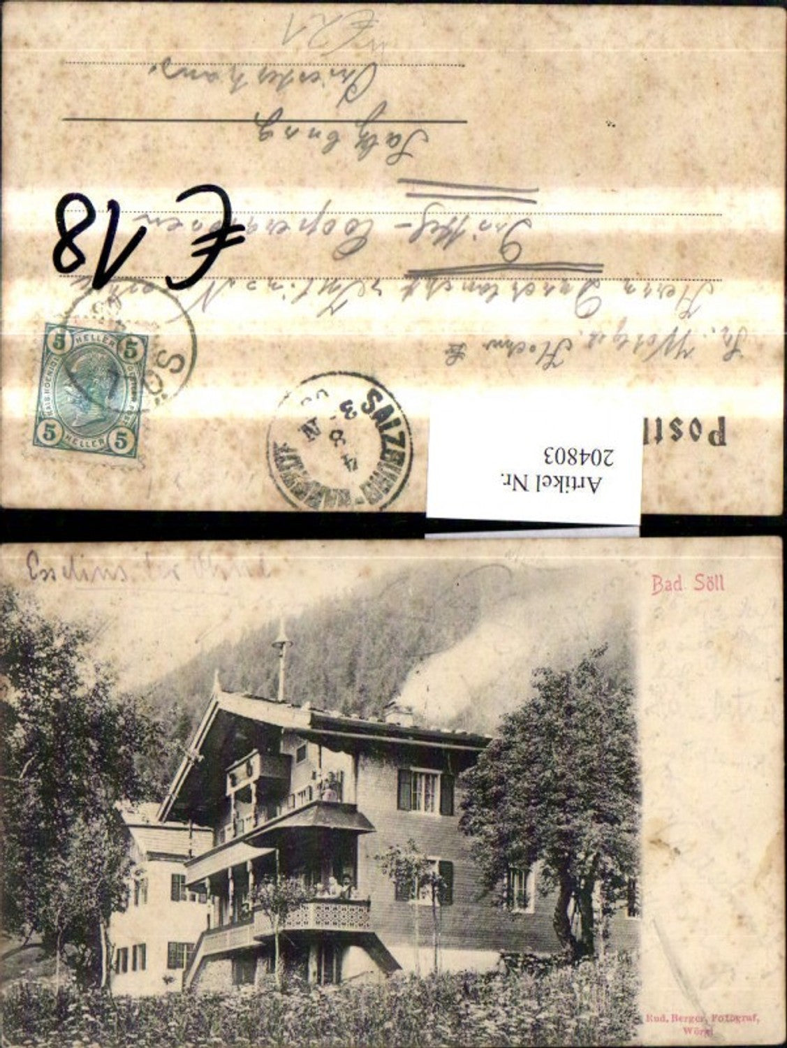 Alte Ansichtskarte – Old Postcard