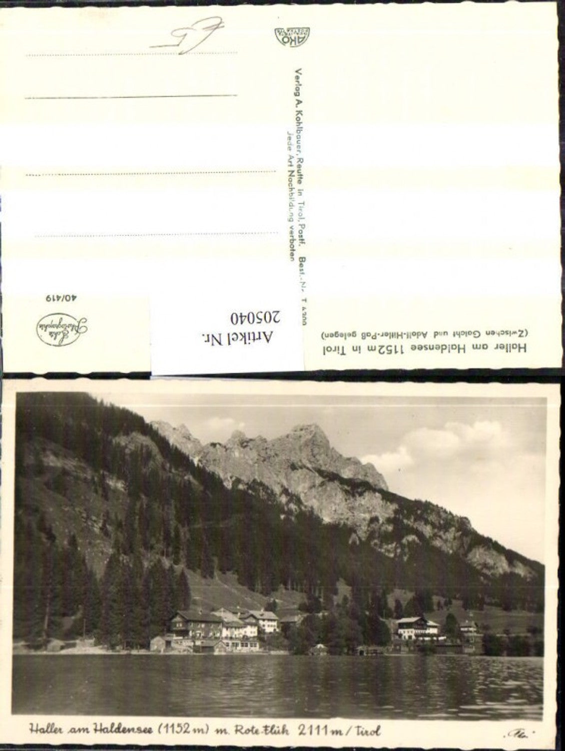 Alte Ansichtskarte – Old Postcard