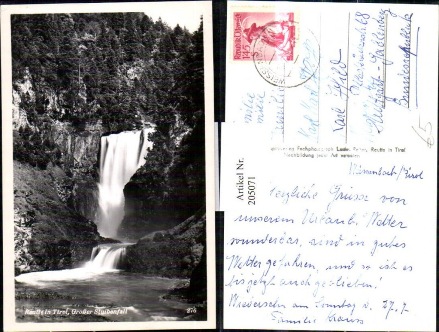 Alte Ansichtskarte – Old Postcard