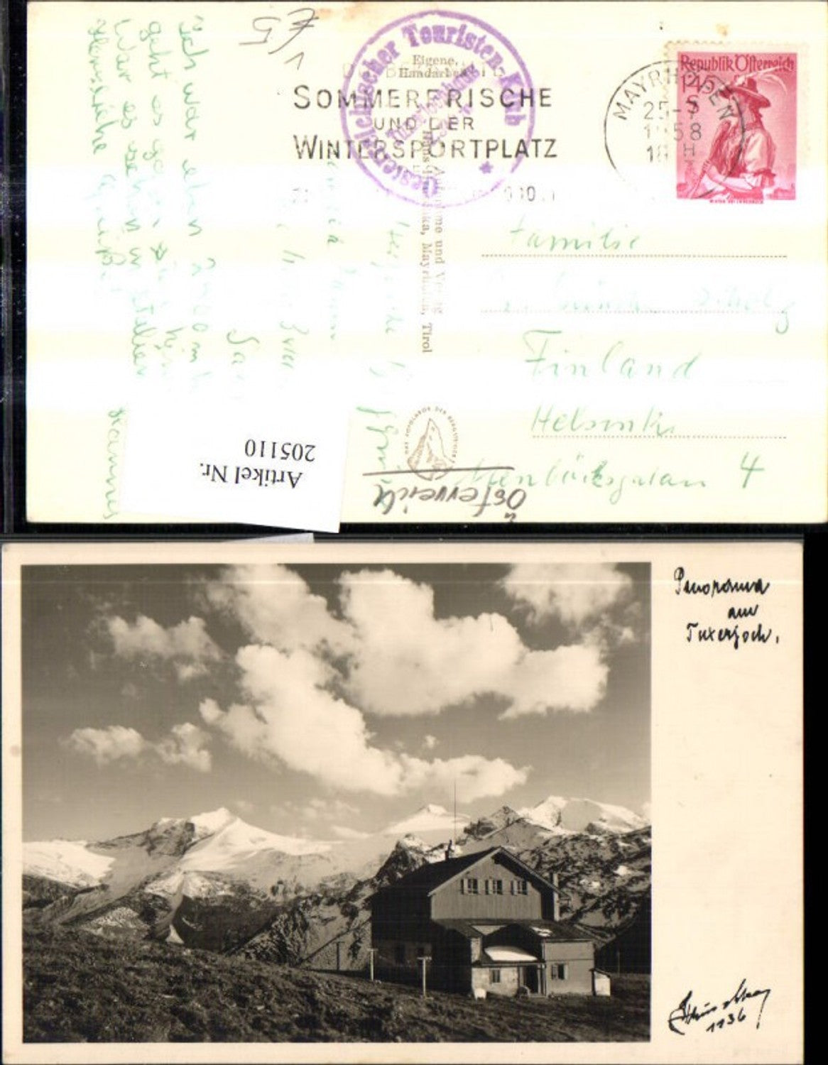 Alte Ansichtskarte – Old Postcard