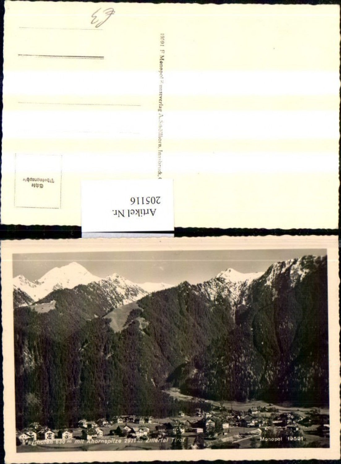 Alte Ansichtskarte – Old Postcard