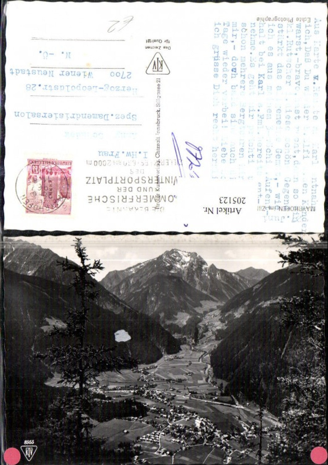 Alte Ansichtskarte – Old Postcard