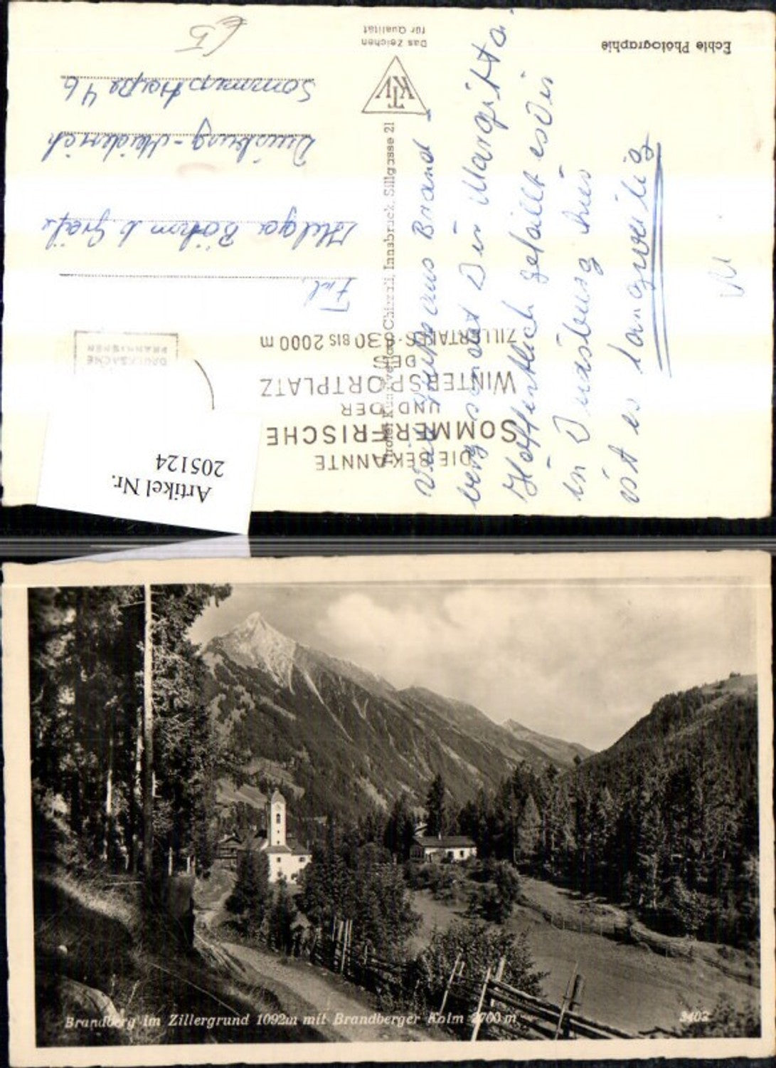 Alte Ansichtskarte – Old Postcard