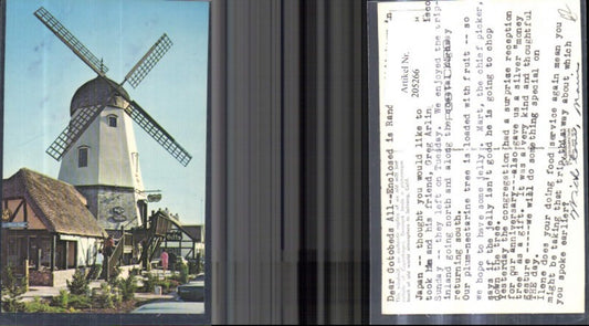 205266,Windmühle Mühle Copenhagen Denmark Solvang Calif m. Geschäfte Gifts