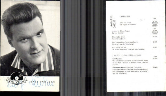 205285,Ralf Paulsen Polydor Langspielplatten