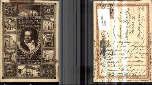 205307,Komponist Ludwig v. Beethoven Wirkungsstätten Häuser Nussdorf Heiligenstadt Mödling
