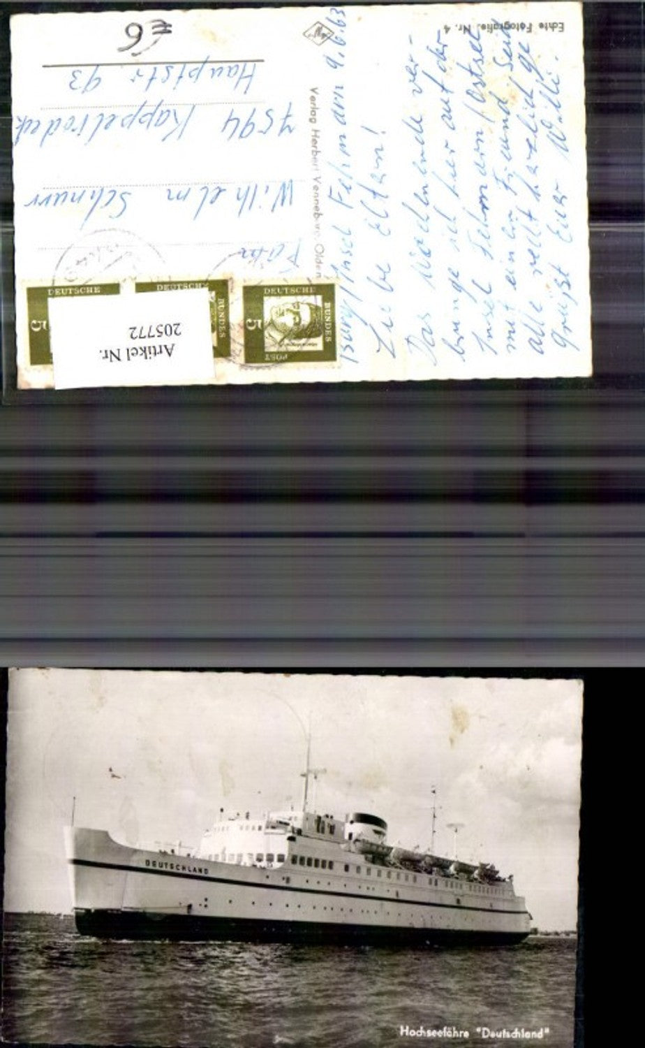 Alte Ansichtskarte – Old Postcard