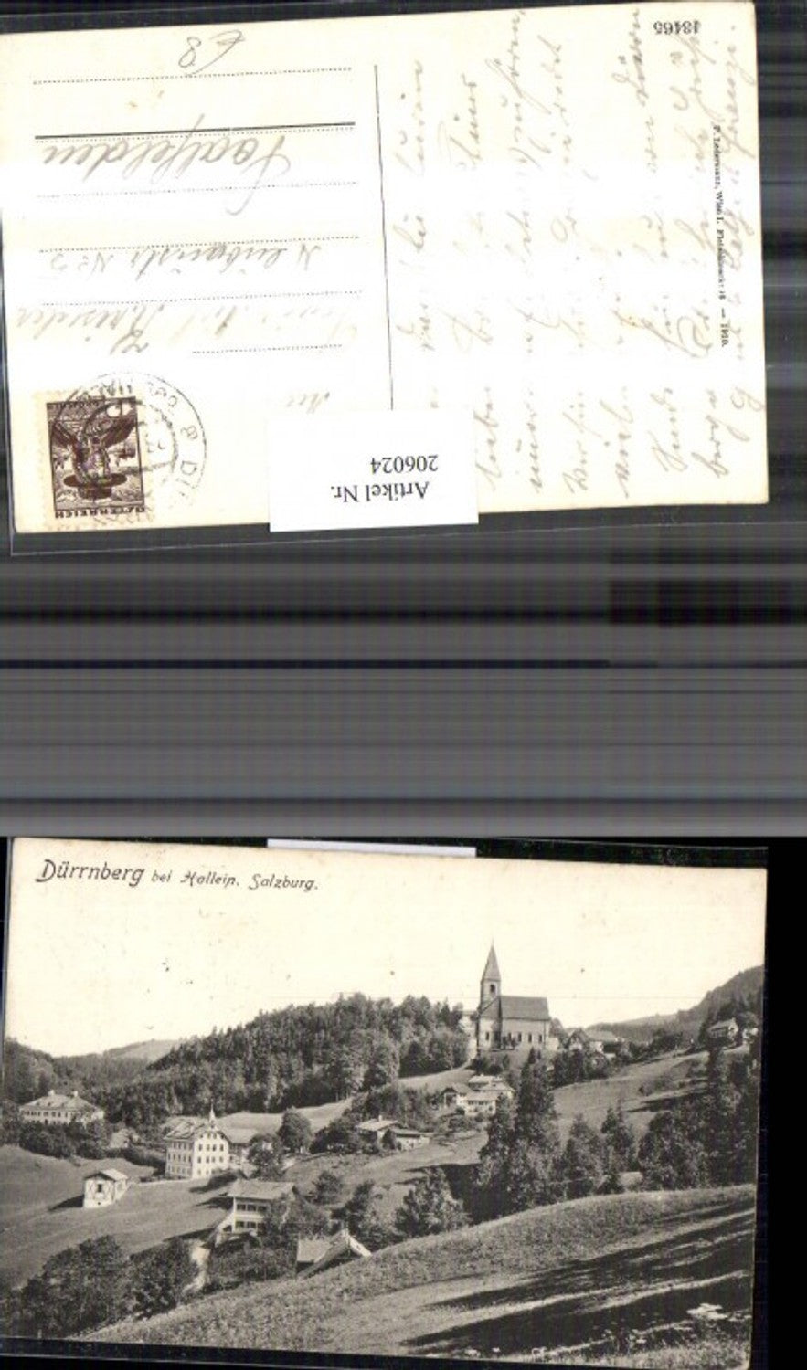 206024,Dürrnberg b. Hallein Totale Kirche