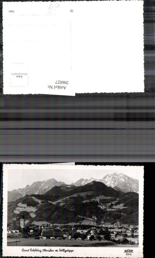 206027,Land Salzburg Oberalm Teilansicht m. Göllgruppe pub Brandt 6712