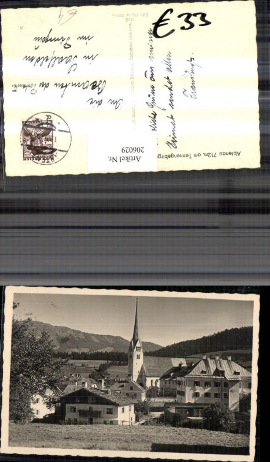 206029,Abtenau am Tennengebirge Teilansicht Kirche