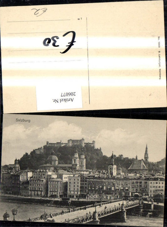 206077,Salzburg Teilansicht Brücke Festung Burg
